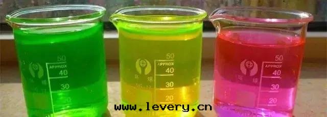 冷(lěng)卻液不(bù)同(tóng)顔色(sè)